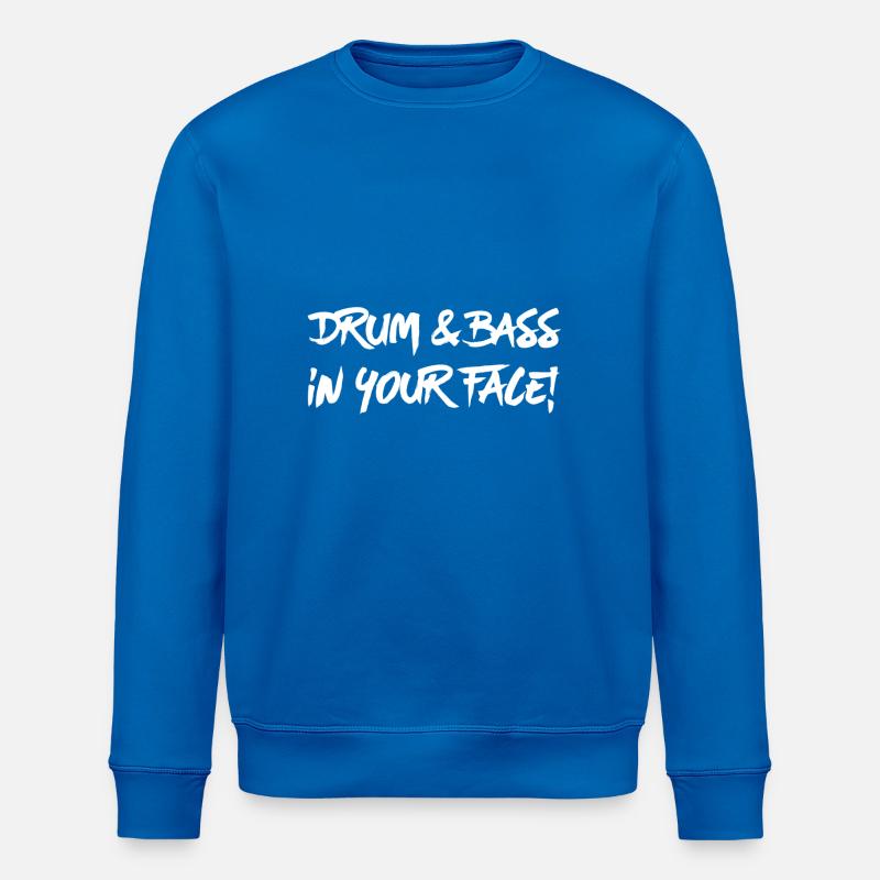 DRUM N BASS - Stanley/Stella Unisex Bio-Sweatshirt ROLLER - Königsblau