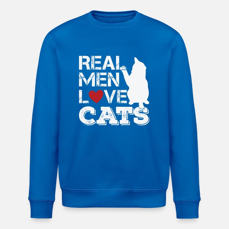 Lustige Katze - Stanley/Stella Unisex Bio-Sweatshirt ROLLER - Königsblau