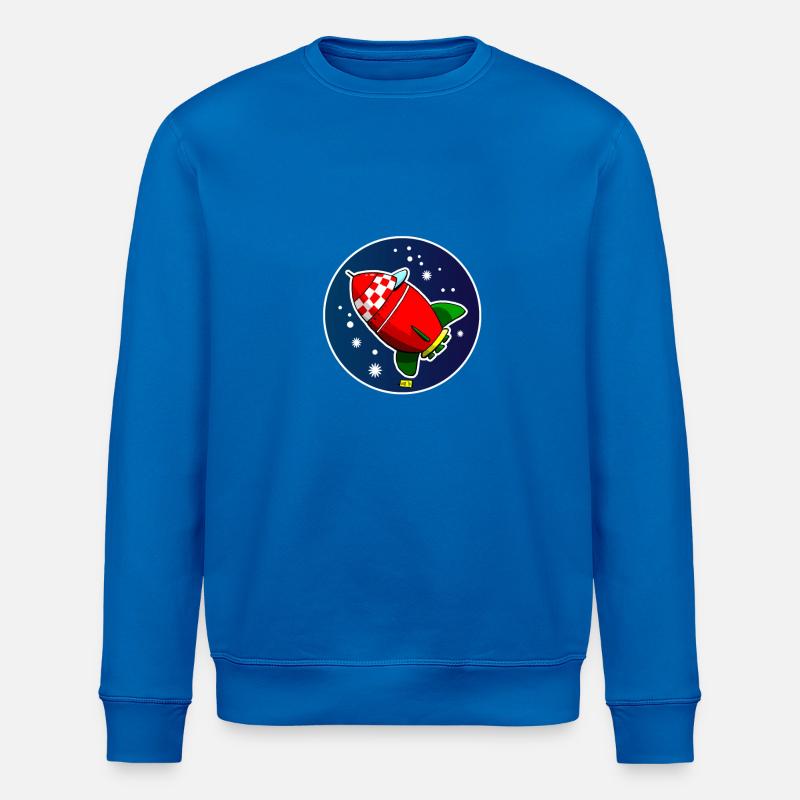 Rocket02 - Sweat bio ROLLER Stanley/Stella Unisexe - bleu roi