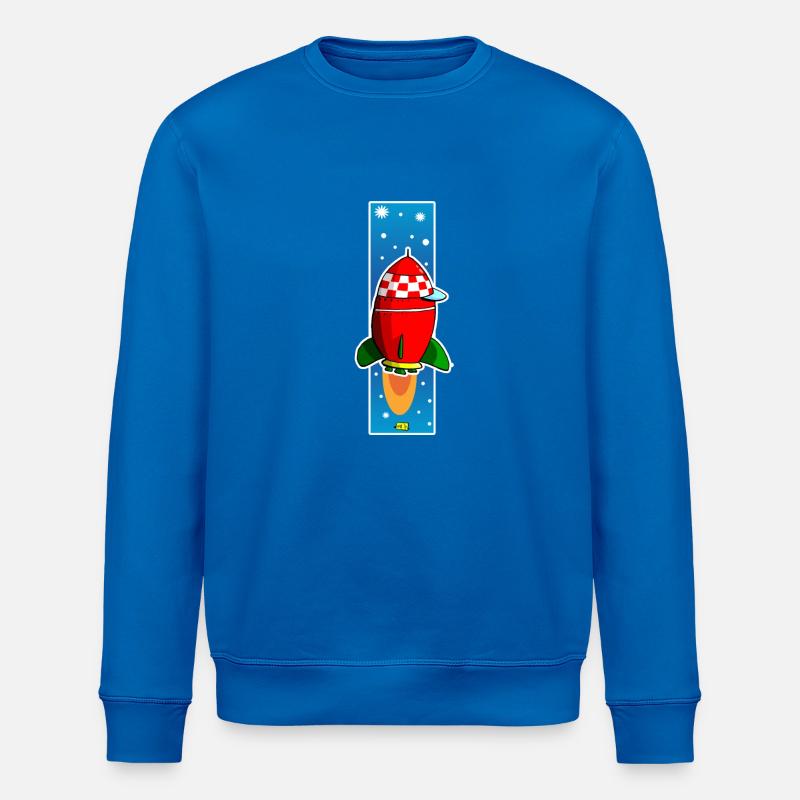 Fusée copy2 - Sweat bio ROLLER Stanley/Stella Unisexe - bleu roi