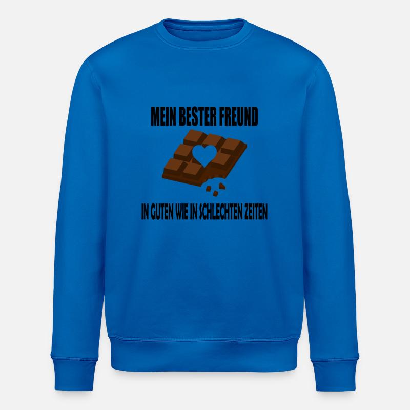 Schokolade / Schoki - Stanley/Stella Unisex Bio-Sweatshirt ROLLER - Königsblau