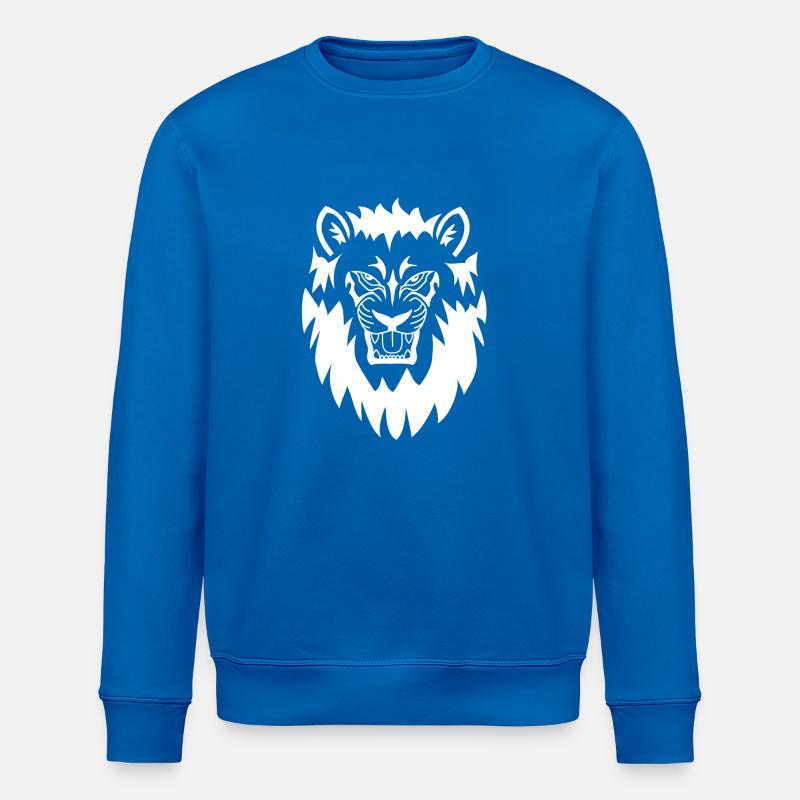 Löwe - Stanley/Stella Unisex Bio-Sweatshirt ROLLER - Königsblau