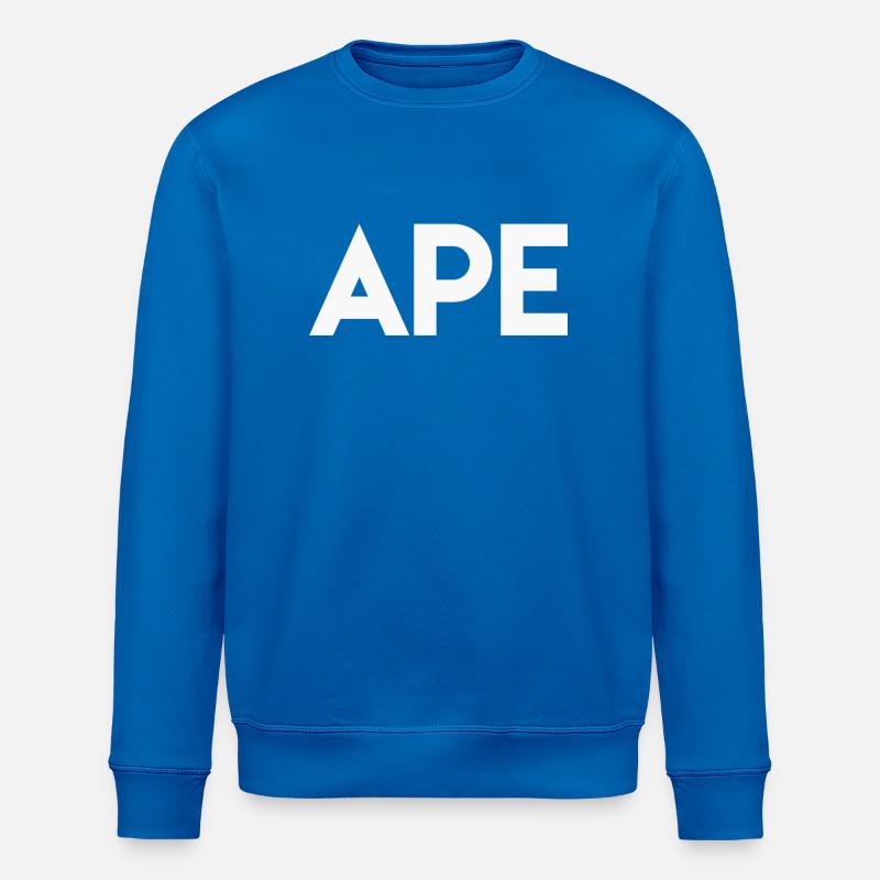 Ape - Stanley/Stella Unisex Bio-Sweatshirt ROLLER - Königsblau