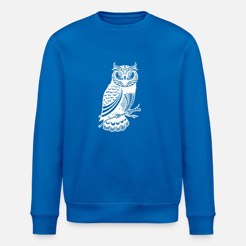 Hübsche Eule - Stanley/Stella Unisex Bio-Sweatshirt ROLLER - Königsblau