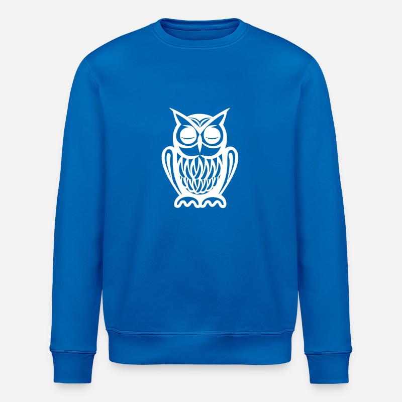 Chillmodus Eule - Stanley/Stella Unisex Bio-Sweatshirt ROLLER - Königsblau
