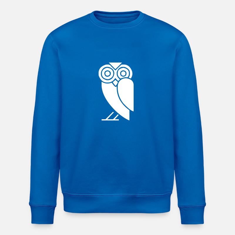 Comic Eule - Stanley/Stella Unisex Bio-Sweatshirt ROLLER - Königsblau