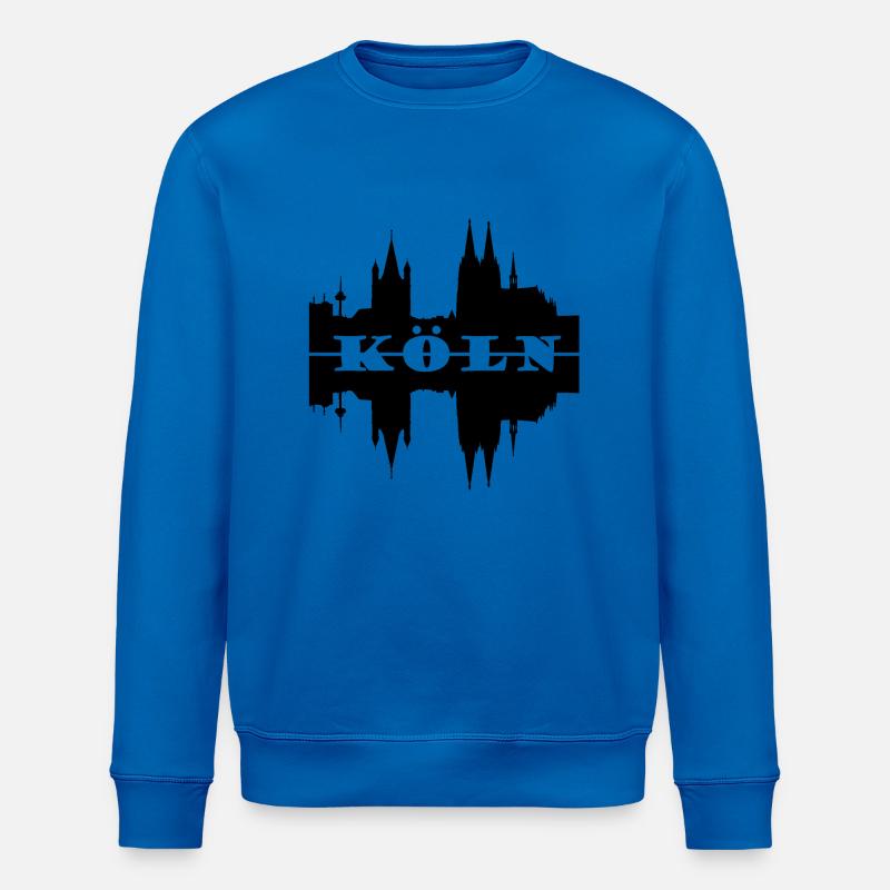 Koeln Skyline Silhouette - Stanley/Stella Unisex Bio-Sweatshirt ROLLER - Königsblau