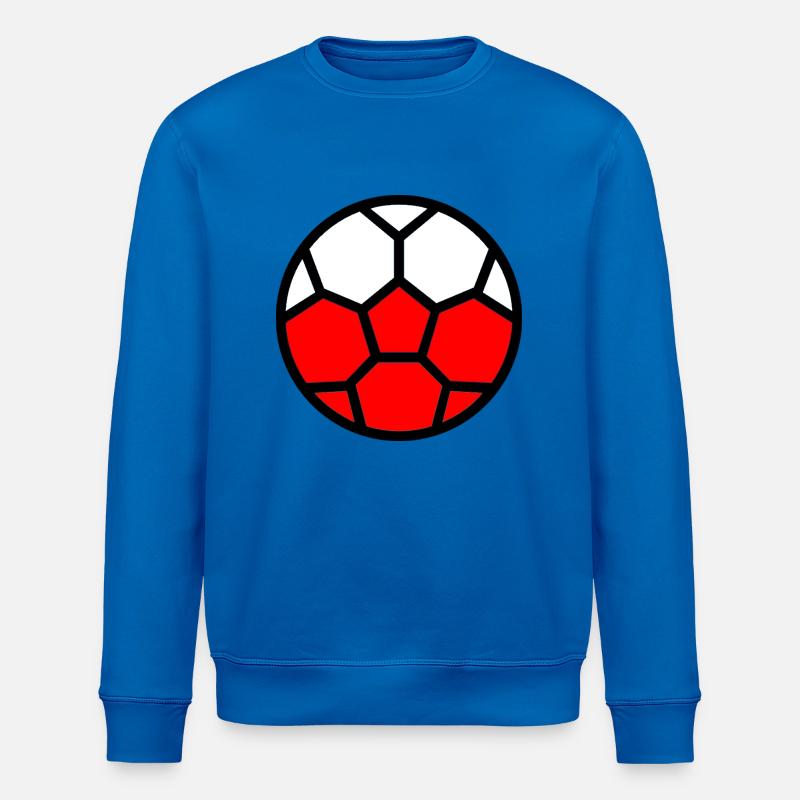  Drapeau Pologne Coupe du monde - Sweat bio ROLLER Stanley/Stella Unisexe - bleu roi