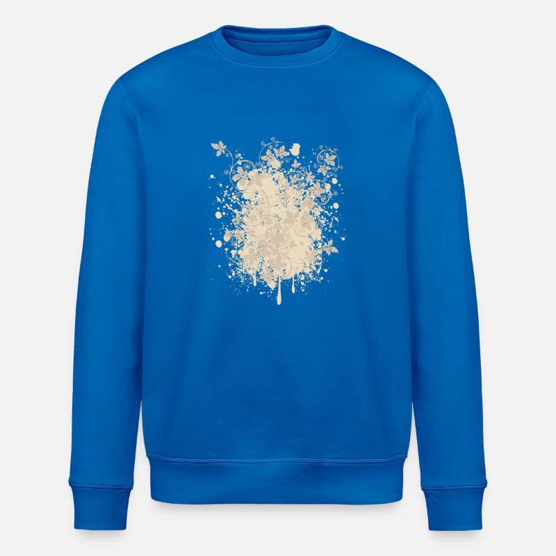Vector background eu - Stanley/Stella ROLLER Unisex Organic Sweatshirt - royal blue