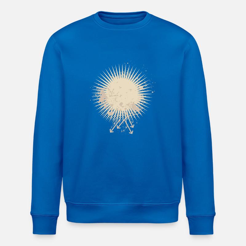Vector background eu - Stanley/Stella ROLLER Unisex Organic Sweatshirt - royal blue