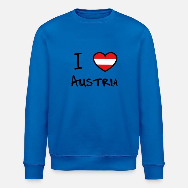 Austria - Stanley/Stella Unisex Bio-Sweatshirt ROLLER - Königsblau