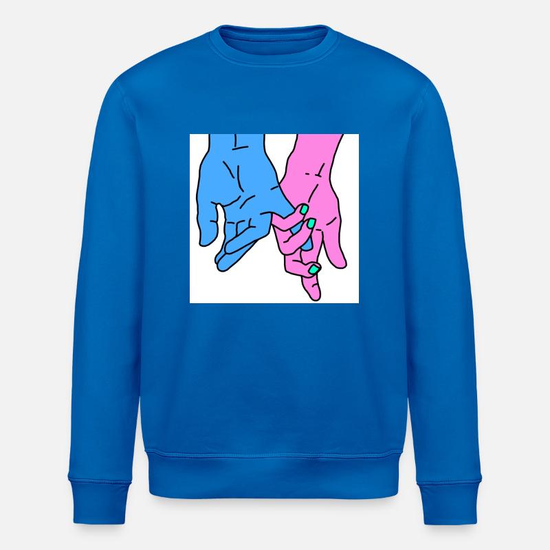 hands rosa - Stanley/Stella Unisex Bio-Sweatshirt ROLLER - Königsblau