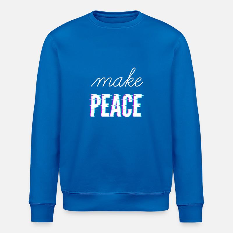 make peace - Stanley/Stella Unisex Bio-Sweatshirt ROLLER - Königsblau