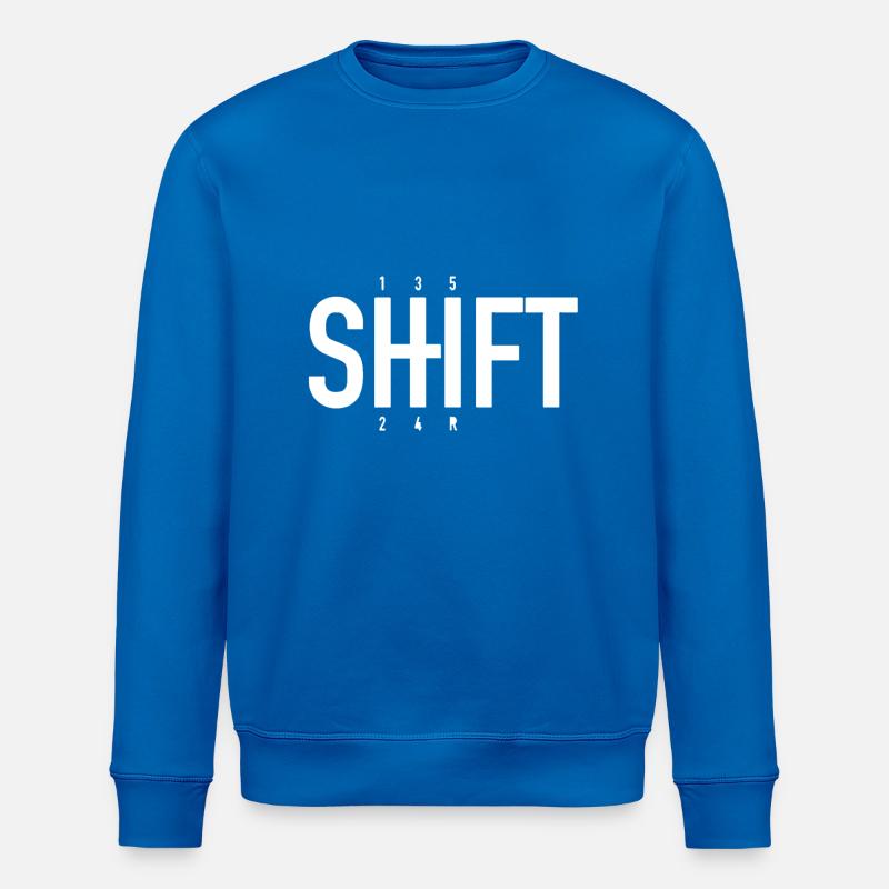 SHIFT - Auto design - Stanley/Stella Unisex Bio-Sweatshirt ROLLER - Königsblau
