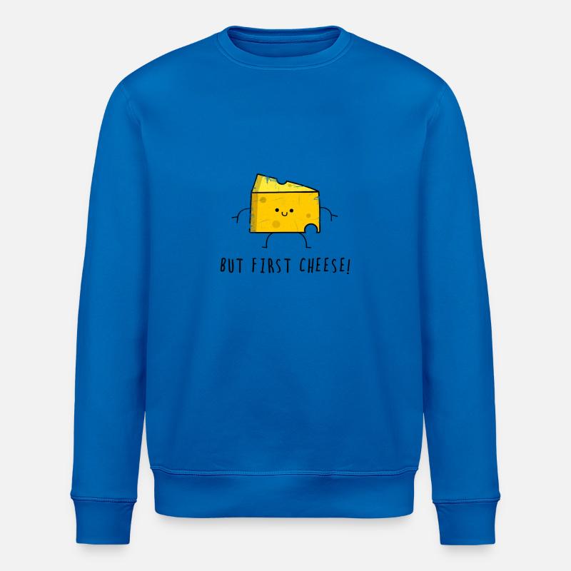 Käse Cheese Gauda - Stanley/Stella Unisex Bio-Sweatshirt ROLLER - Königsblau