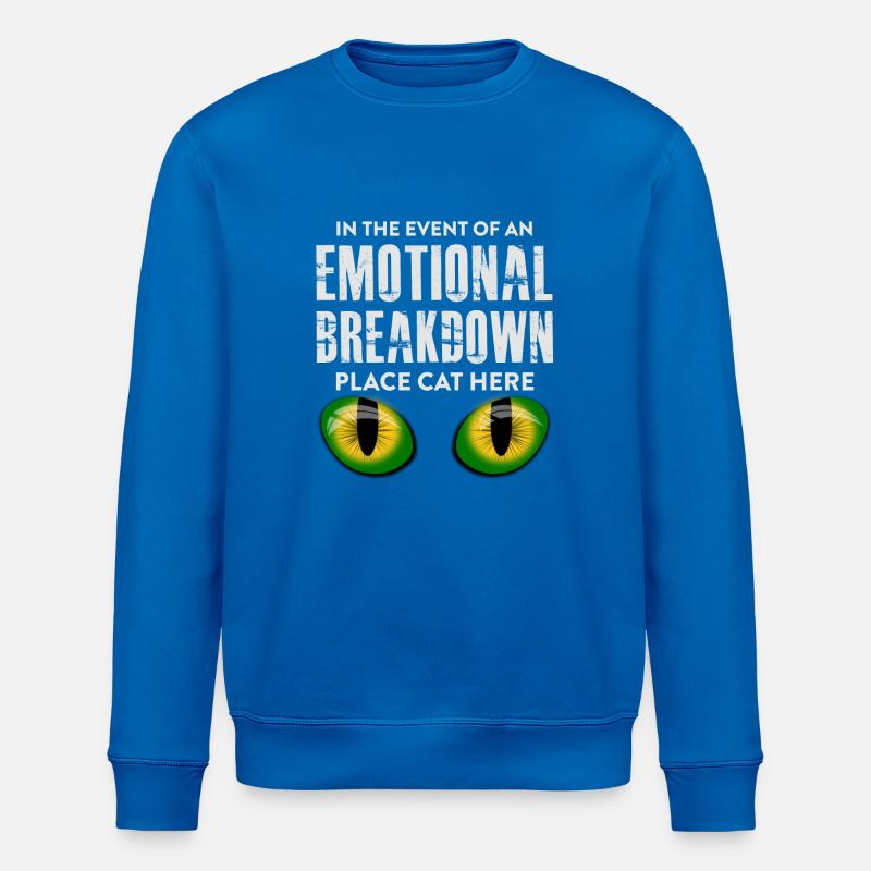 Chats chaton chat - Sweat bio ROLLER Stanley/Stella Unisexe - bleu roi