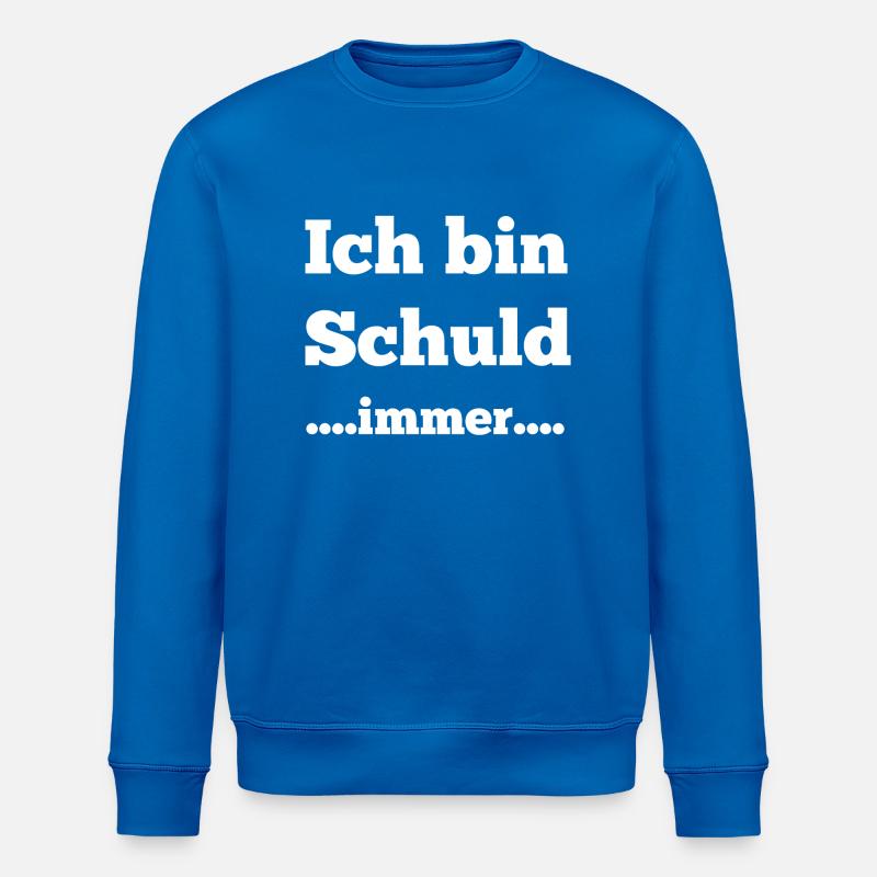 Schuld - Stanley/Stella Unisex Bio-Sweatshirt ROLLER - Königsblau