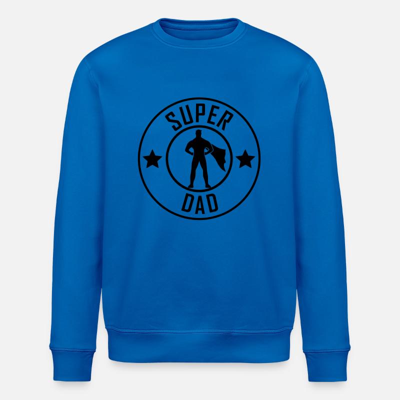 Super papa - Papa de l’année - Sweat bio ROLLER Stanley/Stella Unisexe - bleu roi