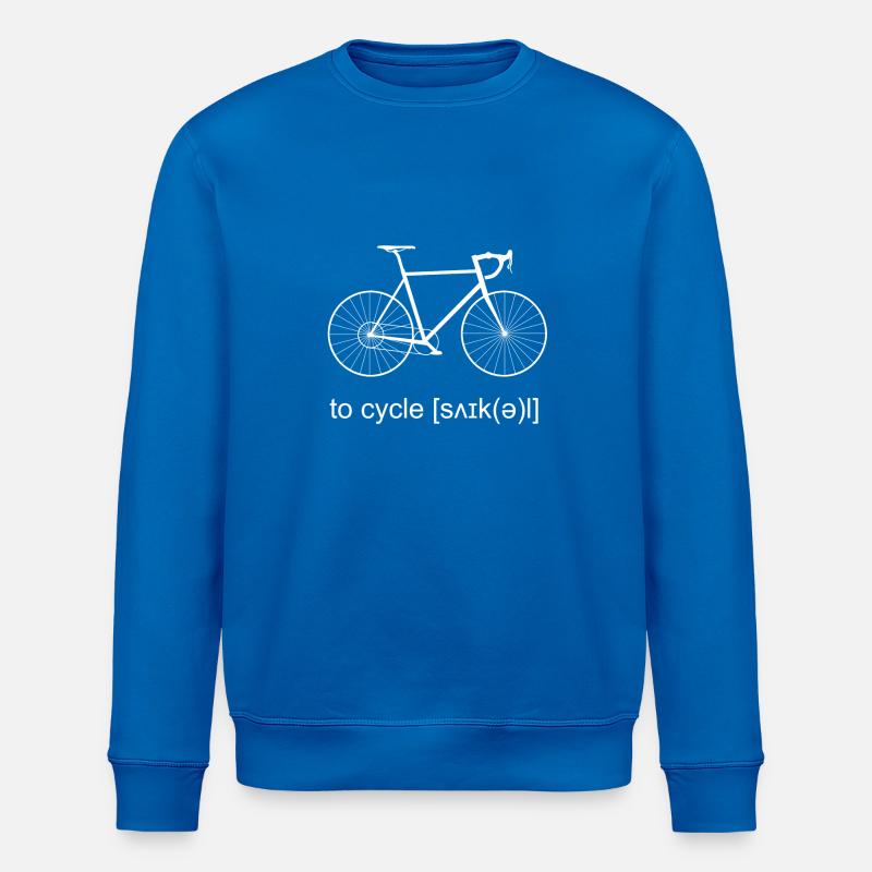 Rennrad - Stanley/Stella Unisex Bio-Sweatshirt ROLLER - Königsblau
