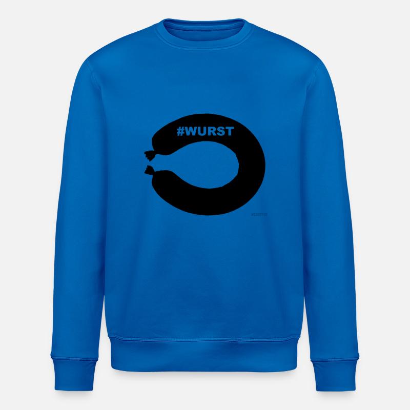Fleischwurst Geschenk Geschenkidee Idee - Stanley/Stella Unisex Bio-Sweatshirt ROLLER - Königsblau