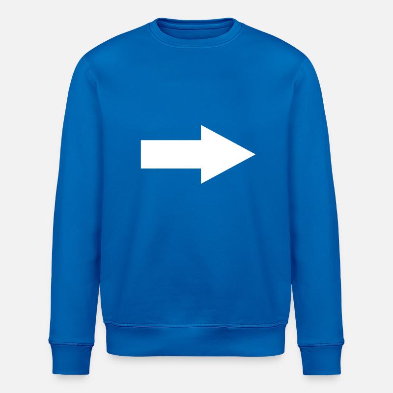 flèche - Sweat bio ROLLER Stanley/Stella Unisexe - bleu roi