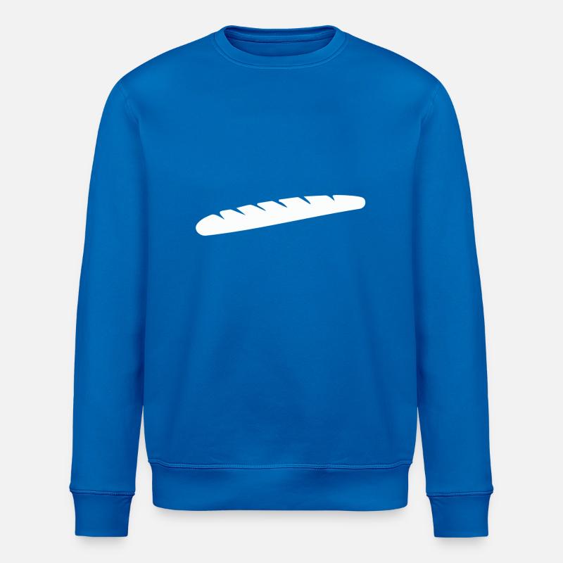 Baguette Logo Geschenk - Stanley/Stella Unisex Bio-Sweatshirt ROLLER - Königsblau