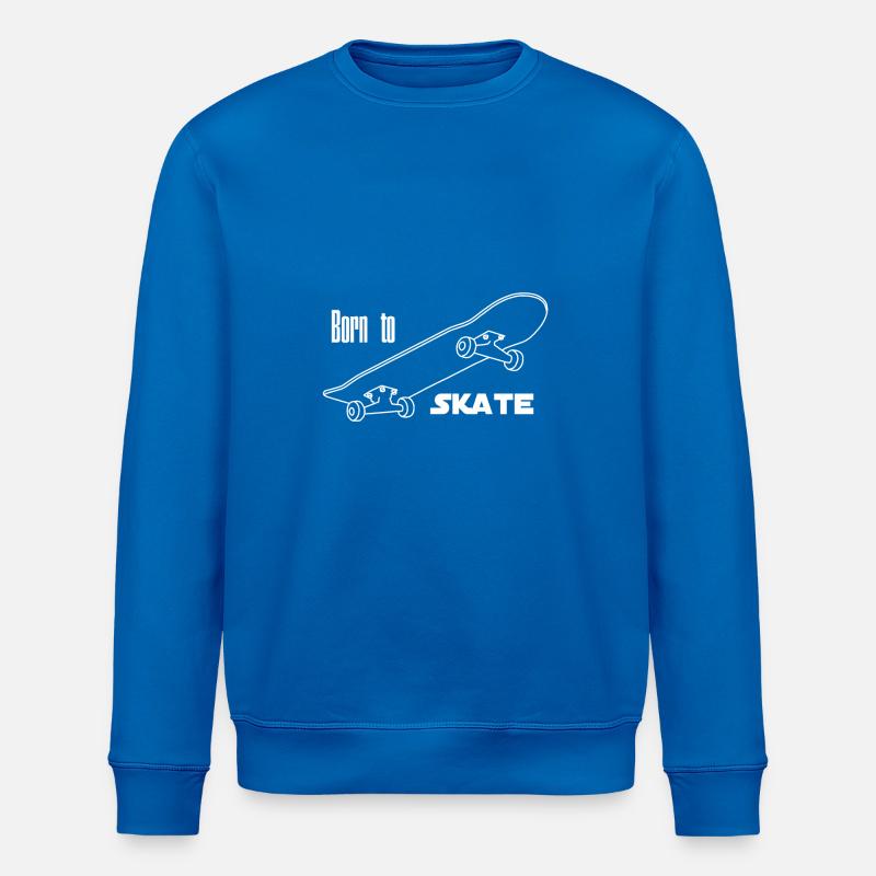 Skateboard - Stanley/Stella Unisex Bio-Sweatshirt ROLLER - Königsblau