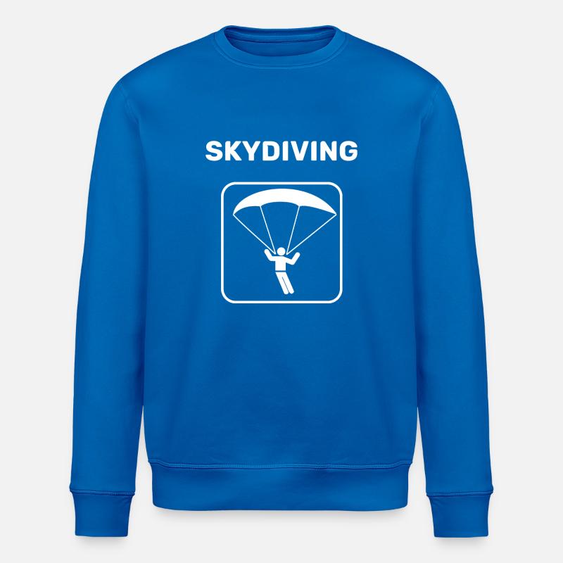 Parachutisme - Sweat bio ROLLER Stanley/Stella Unisexe - bleu roi