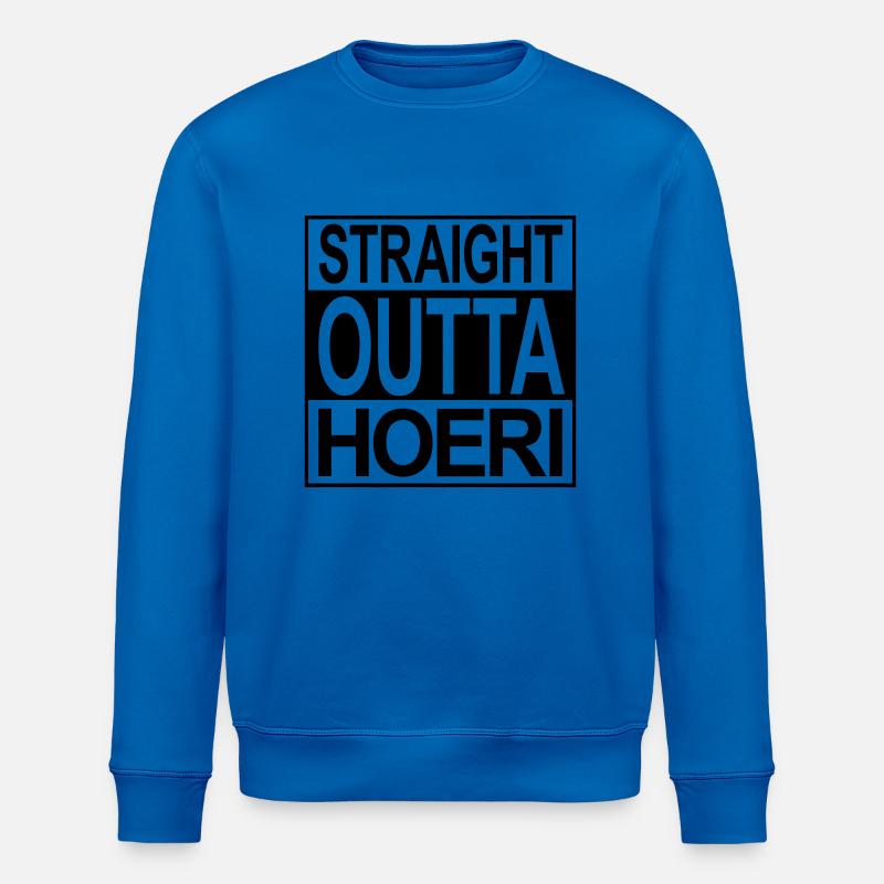 Straight outta Höri - Stanley/Stella Unisex Bio-Sweatshirt ROLLER - Königsblau