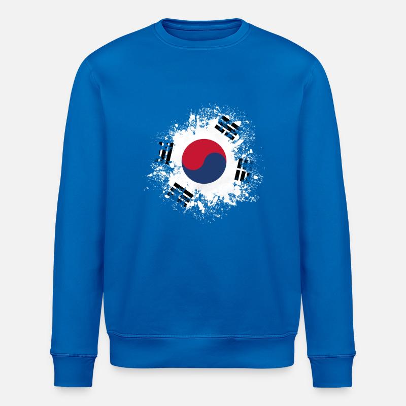 splat korea - Stanley/Stella Unisex Bio-Sweatshirt ROLLER - Königsblau