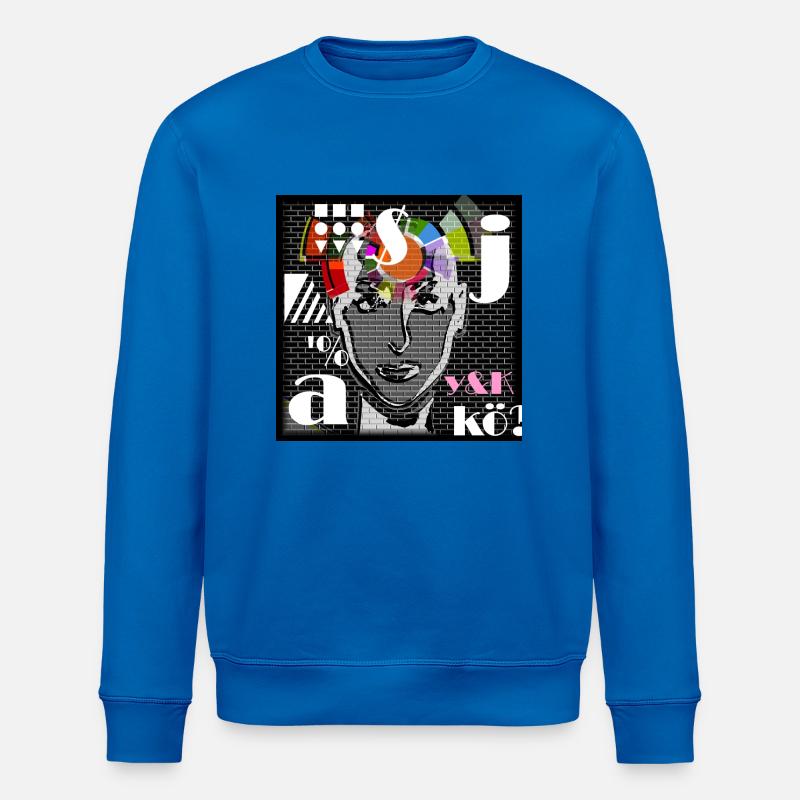 POP ART vs 009 - Stanley/Stella Unisex Bio-Sweatshirt ROLLER - Königsblau