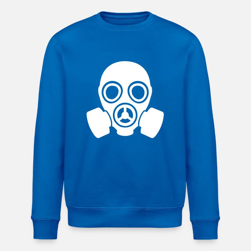 masque à gaz - Sweat bio ROLLER Stanley/Stella Unisexe - bleu roi