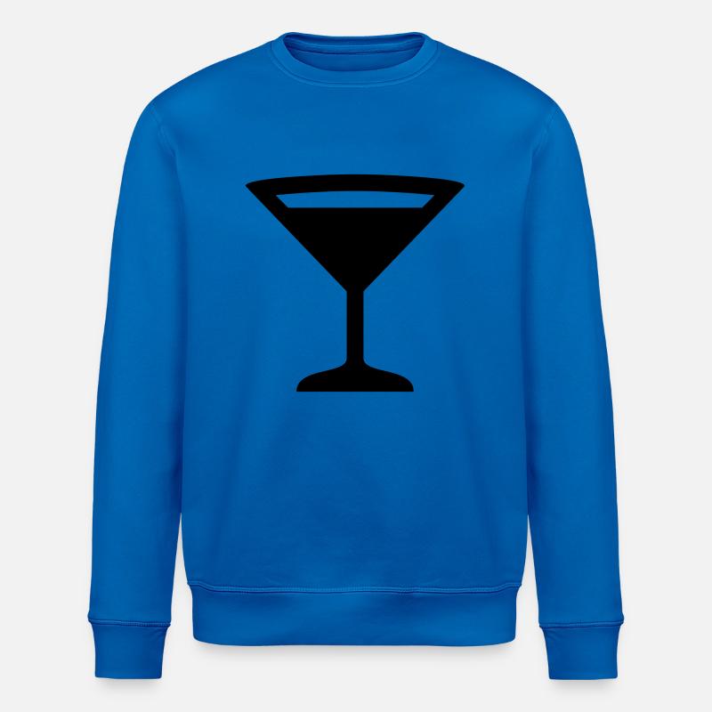 Cocktail Glas - Stanley/Stella Unisex Bio-Sweatshirt ROLLER - Königsblau