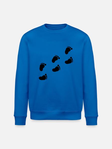 baby_fuesse__f1 - Stanley/Stella økologisk unisex-sweatshirt ROLLER - kongeblå