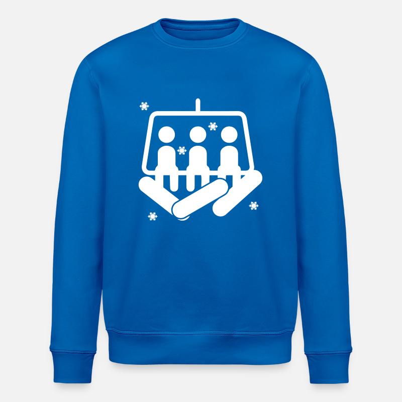 Snowboard - Stanley/Stella Unisex Bio-Sweatshirt ROLLER - Königsblau