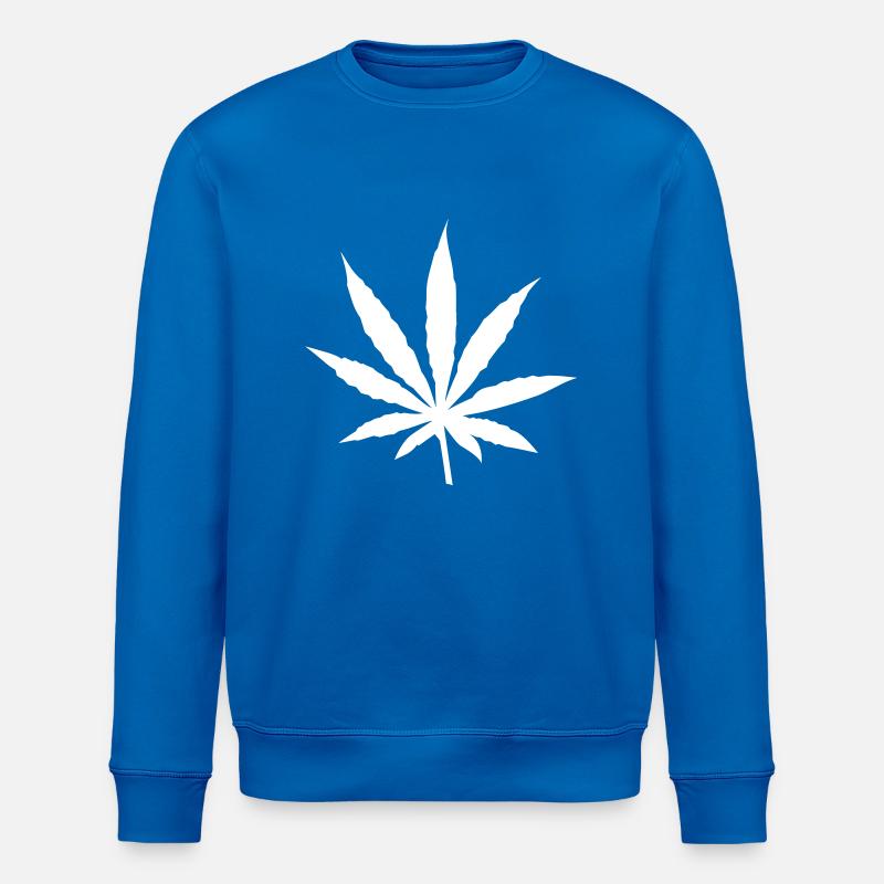 feuille - Sweat bio ROLLER Stanley/Stella Unisexe - bleu roi