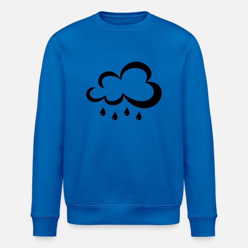Nuage de pluie - Sweat bio ROLLER Stanley/Stella Unisexe - bleu roi