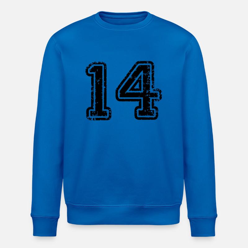 14 - Nummer - Stanley/Stella Unisex Bio-Sweatshirt ROLLER - Königsblau