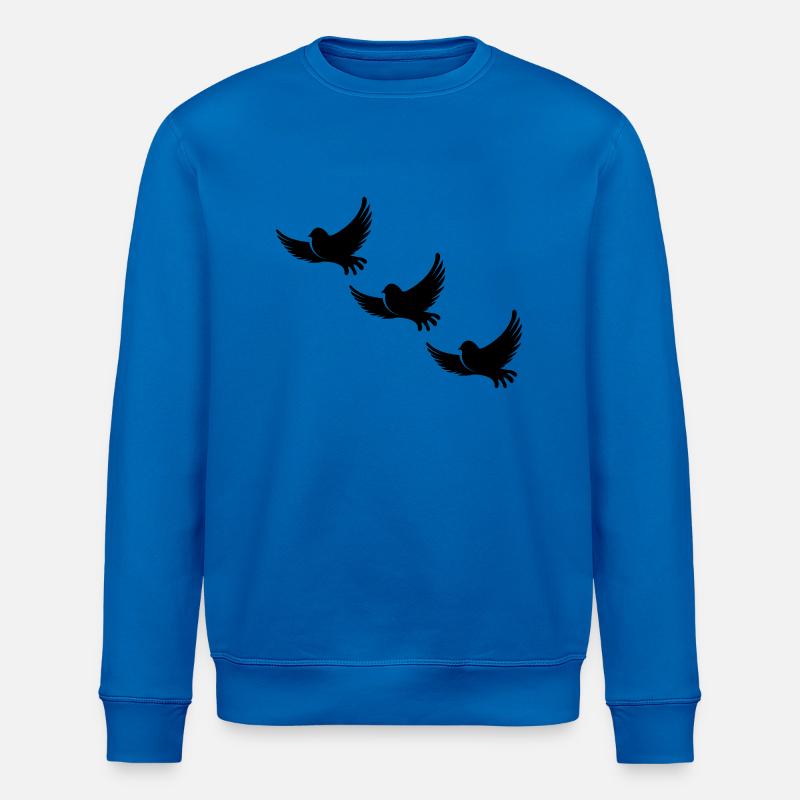 birds - Stanley/Stella Unisex Bio-Sweatshirt ROLLER - Königsblau