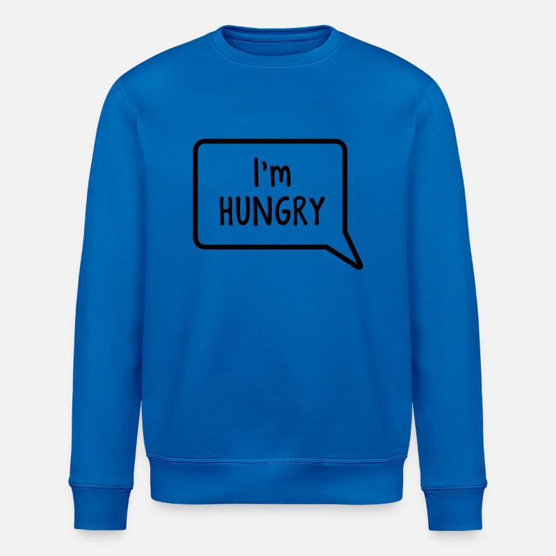 J'ai faim conception bulle ventre - Sweat bio ROLLER Stanley/Stella Unisexe - bleu roi