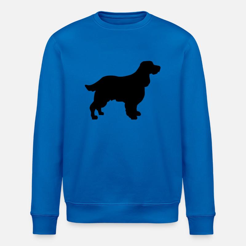 English Springer Spaniel - Sweat bio ROLLER Stanley/Stella Unisexe - bleu roi