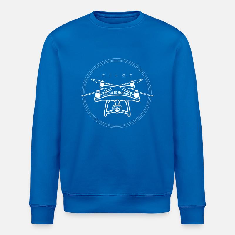 drone - Stanley/Stella ROLLER Unisex Organic Sweatshirt - royal blue