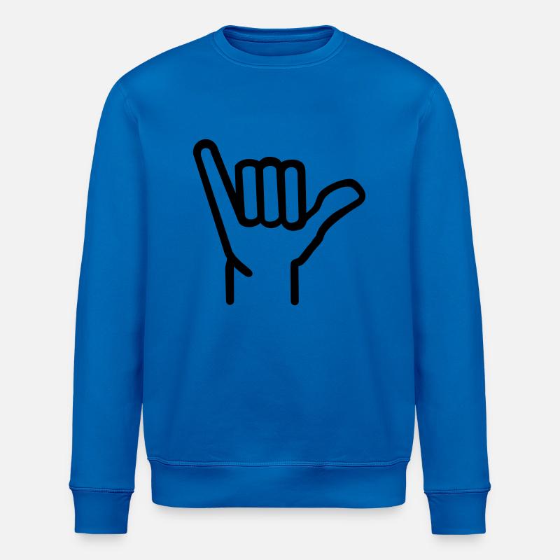 Surfen - Stanley/Stella Unisex Bio-Sweatshirt ROLLER - Königsblau