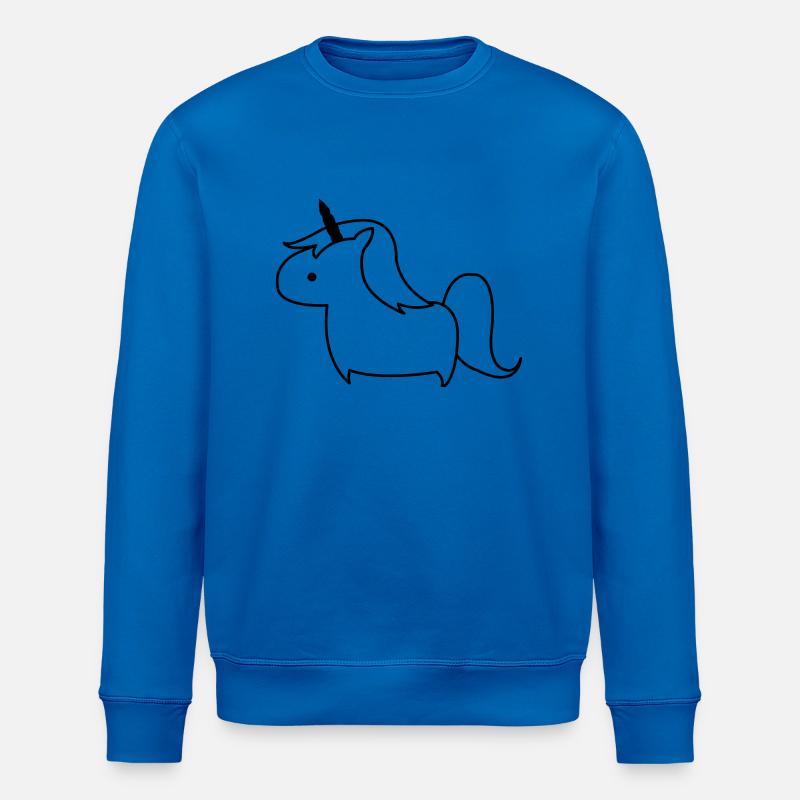 unicorn_001 - Stanley/Stella Unisex Bio-Sweatshirt ROLLER - Königsblau