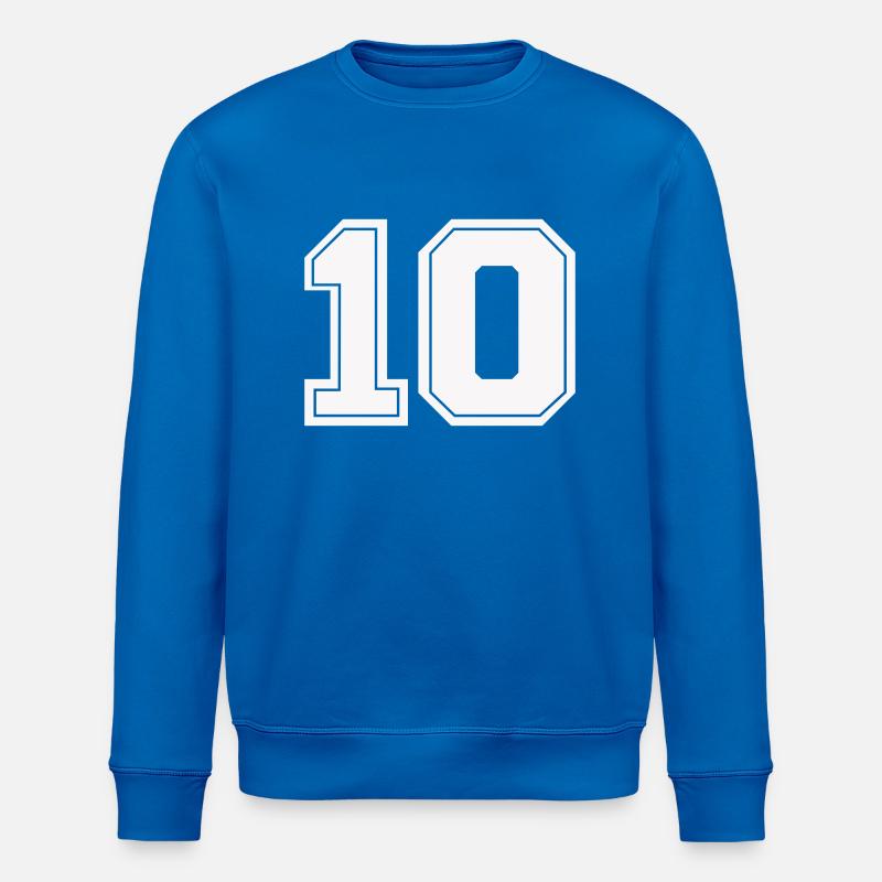 10 number - Stanley/Stella Unisex Bio-Sweatshirt ROLLER - Königsblau
