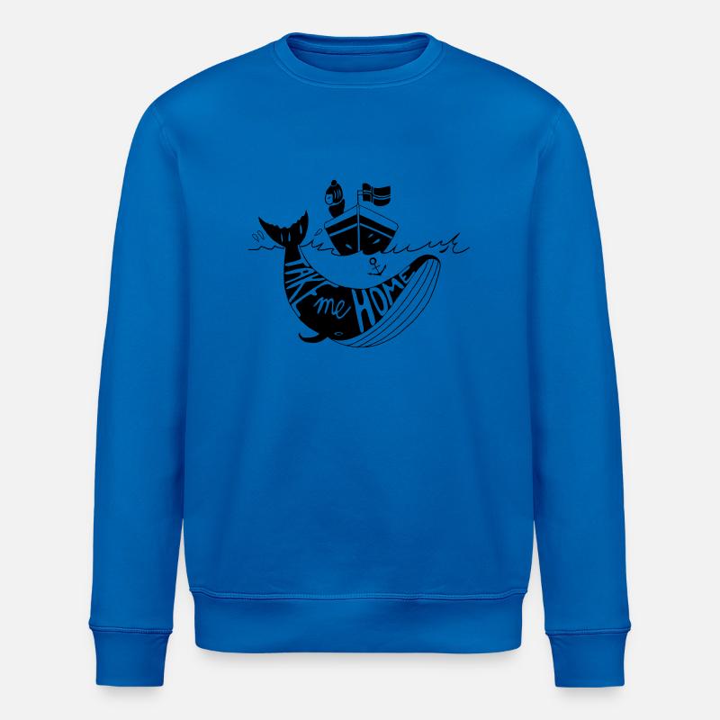 Take me home - Sweat bio ROLLER Stanley/Stella Unisexe - bleu roi