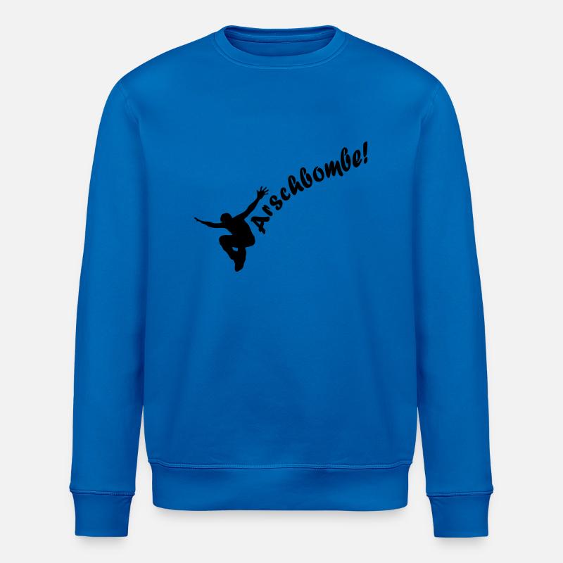Arschbombe! - Stanley/Stella Unisex Bio-Sweatshirt ROLLER - Königsblau