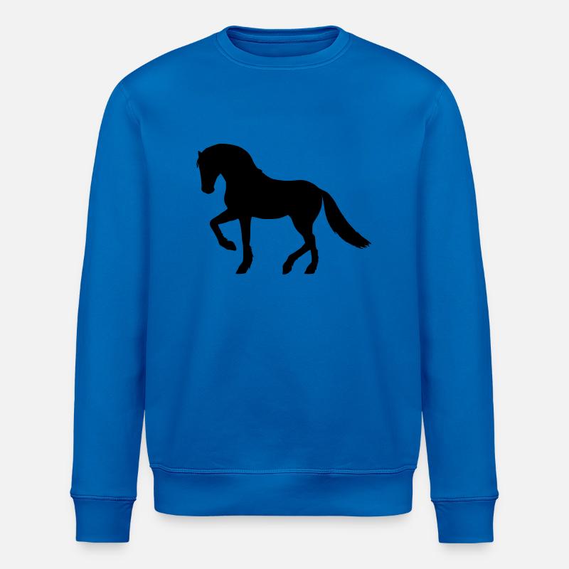 Pferd - Stanley/Stella Unisex Bio-Sweatshirt ROLLER - Königsblau