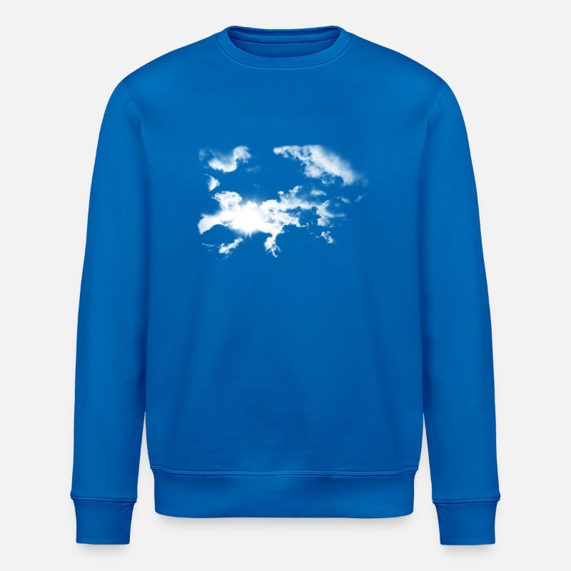 Summer Clouds - Stanley/Stella ROLLER Unisex Organic Sweatshirt - royal blue