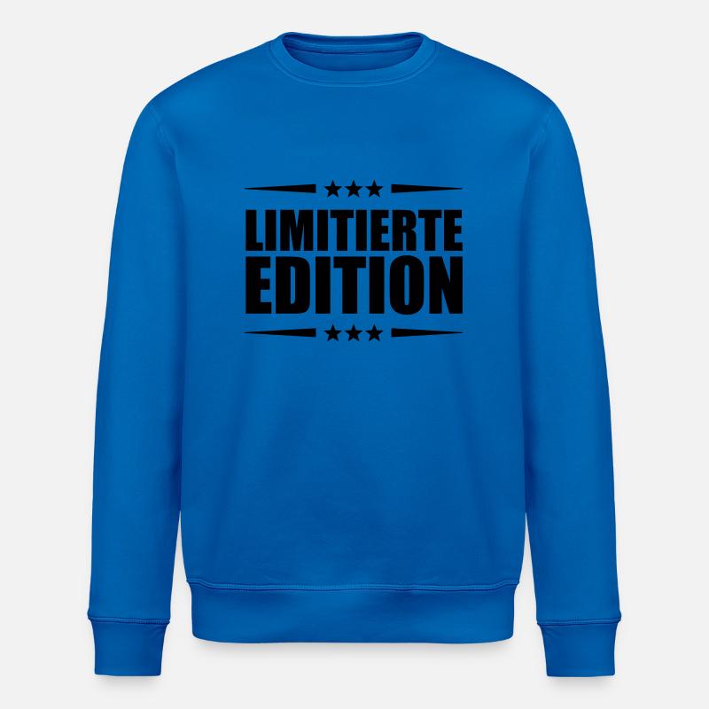 Édition limitée - Sweat bio ROLLER Stanley/Stella Unisexe - bleu roi